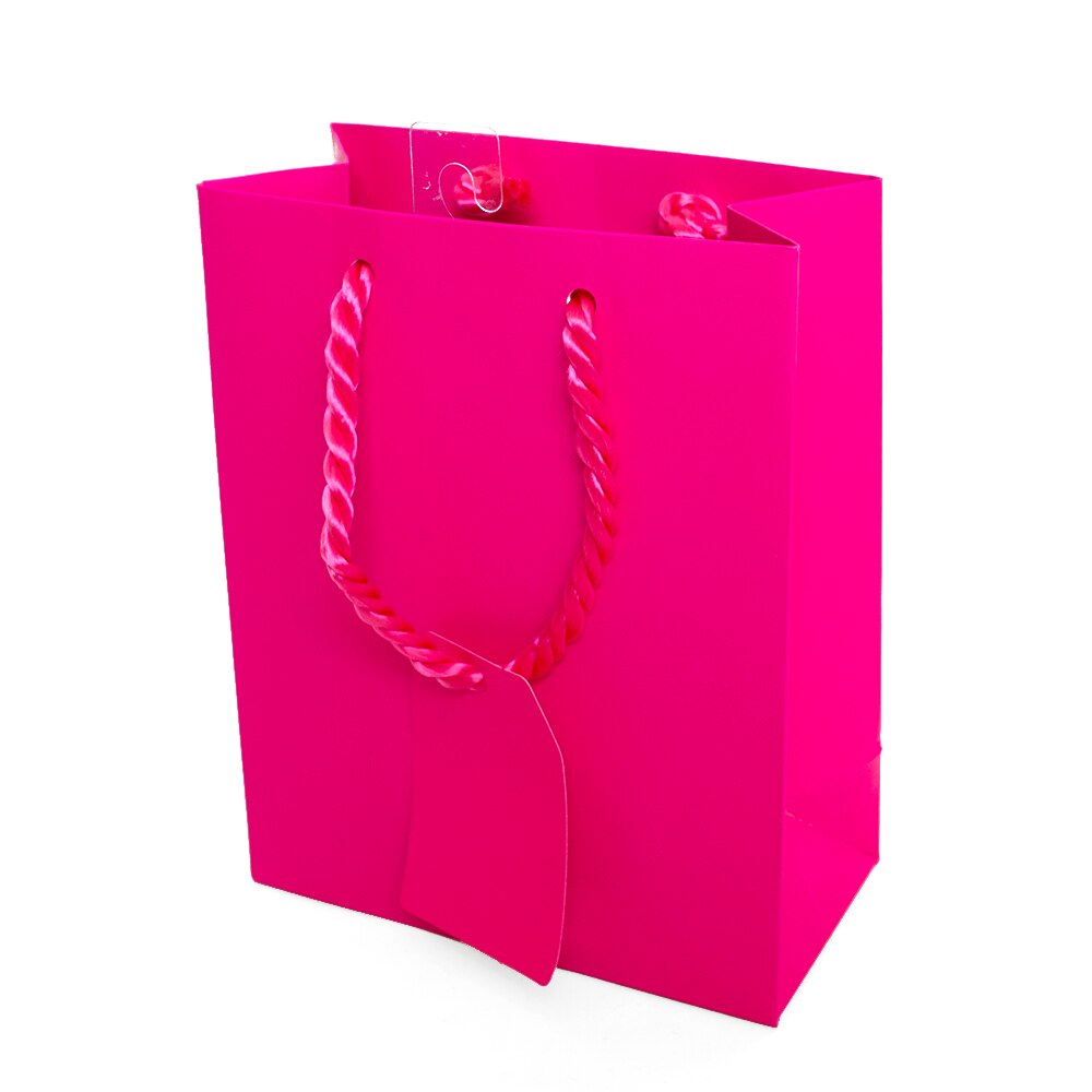 Jillson & Roberts, Gift Wrap & Bags, Gifts, Matte, Small, Tote, 91721, Magenta